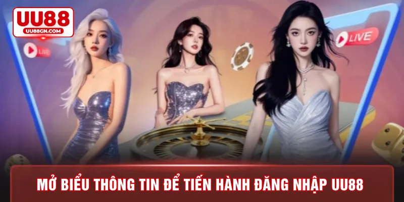 Mở biểu thông tin để tiến hành đăng nhập UU88